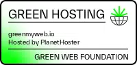 Green web hosting badge